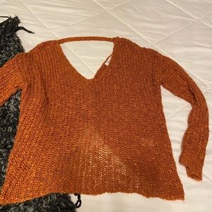 Orange sweater